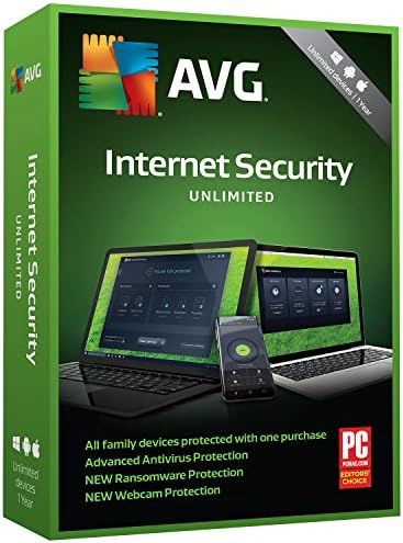 AVG Internet Security 2019, Unlimited Devices, 1 Year [Key Card]
