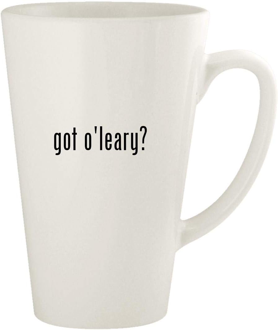 got o'leary? - 17oz Ceramic Latte Coffee Mug Cup, White