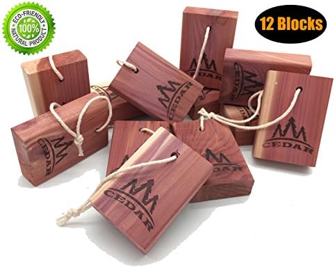 Moth Repellent - Red Cedar Closet Storage Essentials,Clothes Protector and Moth Repellent Hang Up with Cedar Fragrance Odour Protection for Wardrobes