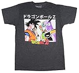 Fashion Dragonball Z Gray Graphic T-Shirt - Medium