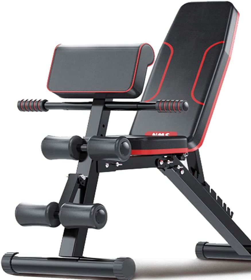 HAOYF Foldable Weight Bench, Workout Bench Adjustable Weight Training Equipment, Versatility Dumbbell Bench Press Home Gym Equipment