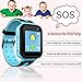 Kids Waterproof Smart Watch Phone – GPS Tracker Smartwatch for Boys Girls Digital Watch with SOS Call Voice Chat Camera Game Flashlight Alarm Clock Children Sports Wrist Watch Birthday