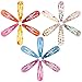 SunWen 40 pcs New Design Snap Hair Clips 20 Pairs 2 Inch No Slip Metal Hair Clip Barrettes Accessories for Toddlers Girls Kids Women