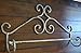 Shabby Chic Metal Towel Bar / Antique Gold Or Pick Color / Wall Bathroom Towel Holder / Bath Towel Hanger / Vintage Style / Scrolled Decor
