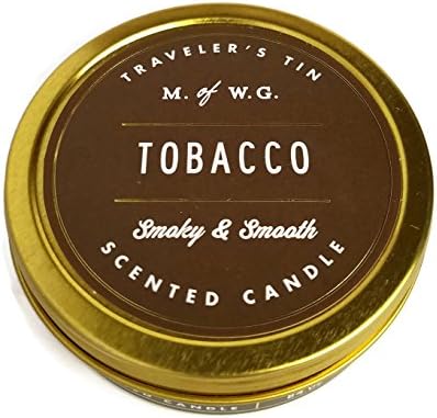 Makers of Wax Goods Tobacco Travelers Tin 2.9 Ounce Candle