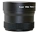 Canon Powershot SX50 HS 0.21x-0.22x High Grade Fish-Eye Lens (Includes Necessary Lens Adapter) + Nwv Direct Micro Fiber Cleaning Cloth