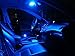 iJDMTOY 8-SMD Error Free 6411 578 LED Bulb For Car Interior Dome Light or Trunk Area Light, Ultra Blue