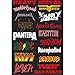Band Stickers 220pcs Unduplicated Punk Rock Roll Music Decals, Cool Vinyl Graffiti Stickers for Electronic Organ Guitar Piano Violin Drum Flute Laptop Car Helmet Bicycle