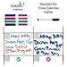 Magnetic Dry Erase Calendar for Fridge: with Stain Resistant Technology - Two Sizes - 4 Fine Tip Markers and Large Eraser with Magnets- Monthly Whiteboard for Refrigerator Wall: White Board Desk Base