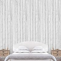 Wall Mural Wood Removable Self-Adhesive Wallpaper Wall Decoration for Bedroom Living Room - 66x96 inches