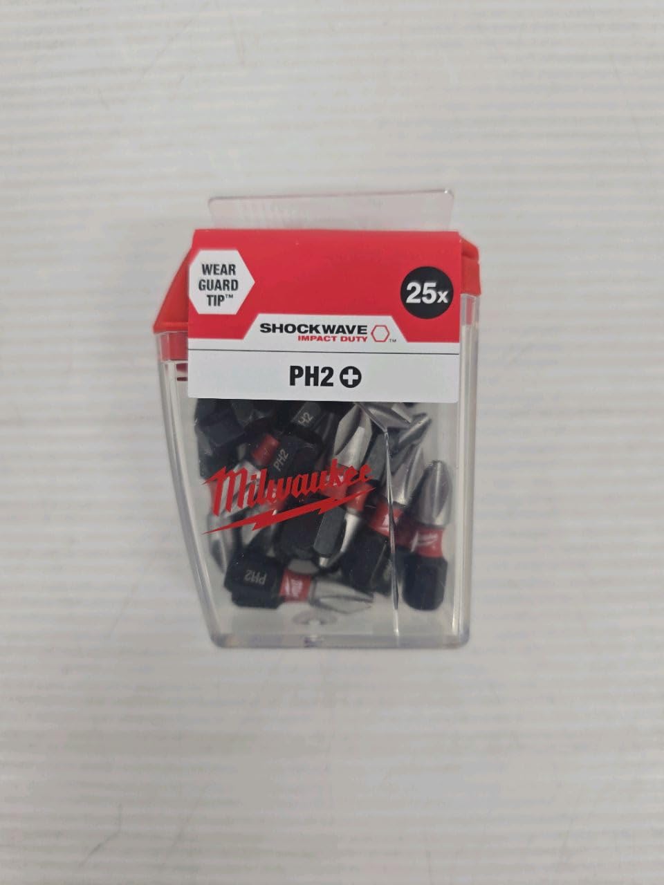 Milwaukee 4932472037 PH2 25mm Shockwave Screwdriver Bits Pack of 25