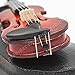 Odoria 1:12 Violin with Stand Bow and Case Wooden Musical Instrument Miniaure Dollhouse
