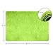 BlueSnail Super Ultra Soft Modern Shag Area Rugs, Bedroom Livingroom Sittingroom Floor Rug Carpet Blanket for Children Play Home Decorate (4' x 5.3', Rectangle, Apple Green)