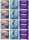 Assorted Snug Fit Small Condoms Sampler Pack Atlas Lifestyles Iron Grip Snugger 12 Pack