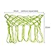 Basketball Nets - Glow in The Dark Basketball Net - Basketball Net Replacement for All Rings, 12 Standard Interior Exterior Loops Replacement - Great for Night Time Playing