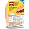 Schar Gluten Free Hot Dog Buns, 8 Ounce | 4 Buns per Pack [Case of 5 - for a total of 20 hotdog buns]