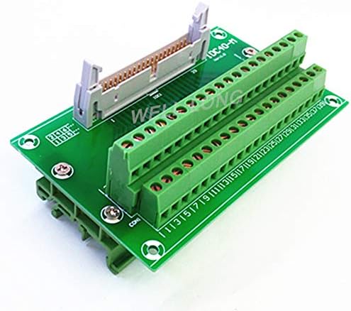 IDC40 2x20 Pins 0.1" Male Header Breakout Board, Terminal Block, Connector.