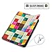 BeePole Samsung Galaxy Tab A 10.1 With S Pen(P585/P580) Case, Smart Tri-Fold PU Leather Protective Case Cover for Samsung Galaxy Tab A 10.1 With S Pen (SM-P585/SM-P580),with auto wake/sleep, Colorbox