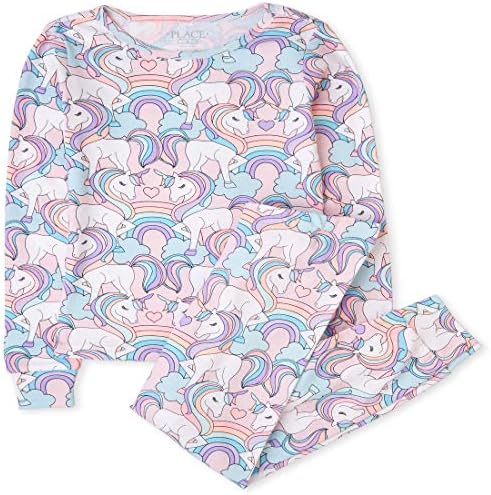 The Kids’s Place Ladies’ Lengthy Sleeve Prime and Pants Pajama Set