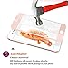 EC Premium Ultra Slim [Full Coverage] [Anti Fingerprint/Scratch] Mirror Bright Plated Tempered Glass Screen Protector for 5.5 inch Apple iPhone 6s Plus/6 Plus(Rose Gold)