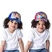 Nickelodeon Boys' Paw Patrol Baseball Cap - 2 Pack Chase, Marshall, Rubble Curved Brim Strap Back Hat (2T-7), Size 2-4T, Paw Patrol Blue/Red