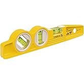 Stabila 25245 - Die Cast Magnetic Torpedo with 45 Degree Vial and V-Groove Frame