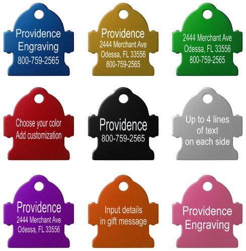 Pet-ID-Tags-8-Shapes-Colors-to-Choose-From-Dog-Cat-Aluminum