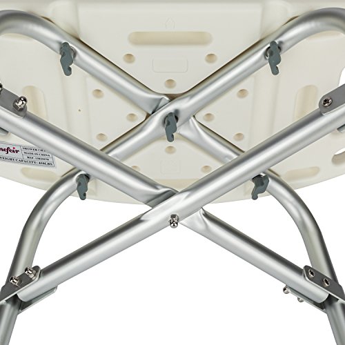 OMECAL 450LBS Medical Shower Chair Bath Stool Transfer Bench Seat