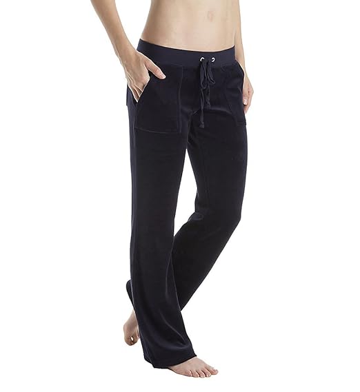 juicy couture velour pants with pockets
