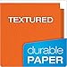 Oxford Twin-Pocket Folders, Textured Paper, Letter Size, Orange, Holds 100 Sheets, Box of 25 (57510EE)