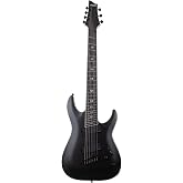 Schecter C-7 Multi-scale SLS Elite Evil Twin 7-string Electric Guitar - Satin Black