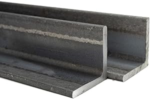 MSP METALS Hot Rolled Steel ASTM A36 Angle 1.5" x 1.5" x,0.25" Wall Thickness, 36" Cut Length, Equal Legs, Mild Carbon for Structural Supports, Frames, Braces, and Fabrication