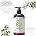 Laritelle Organic Conditioner 16 oz | Organic Macadamia + Keratin + Follicle Stimulating Rosemary, Ginger & Grapefruit | Fortifying Hair Growth Formula | NO GMO. Vegan