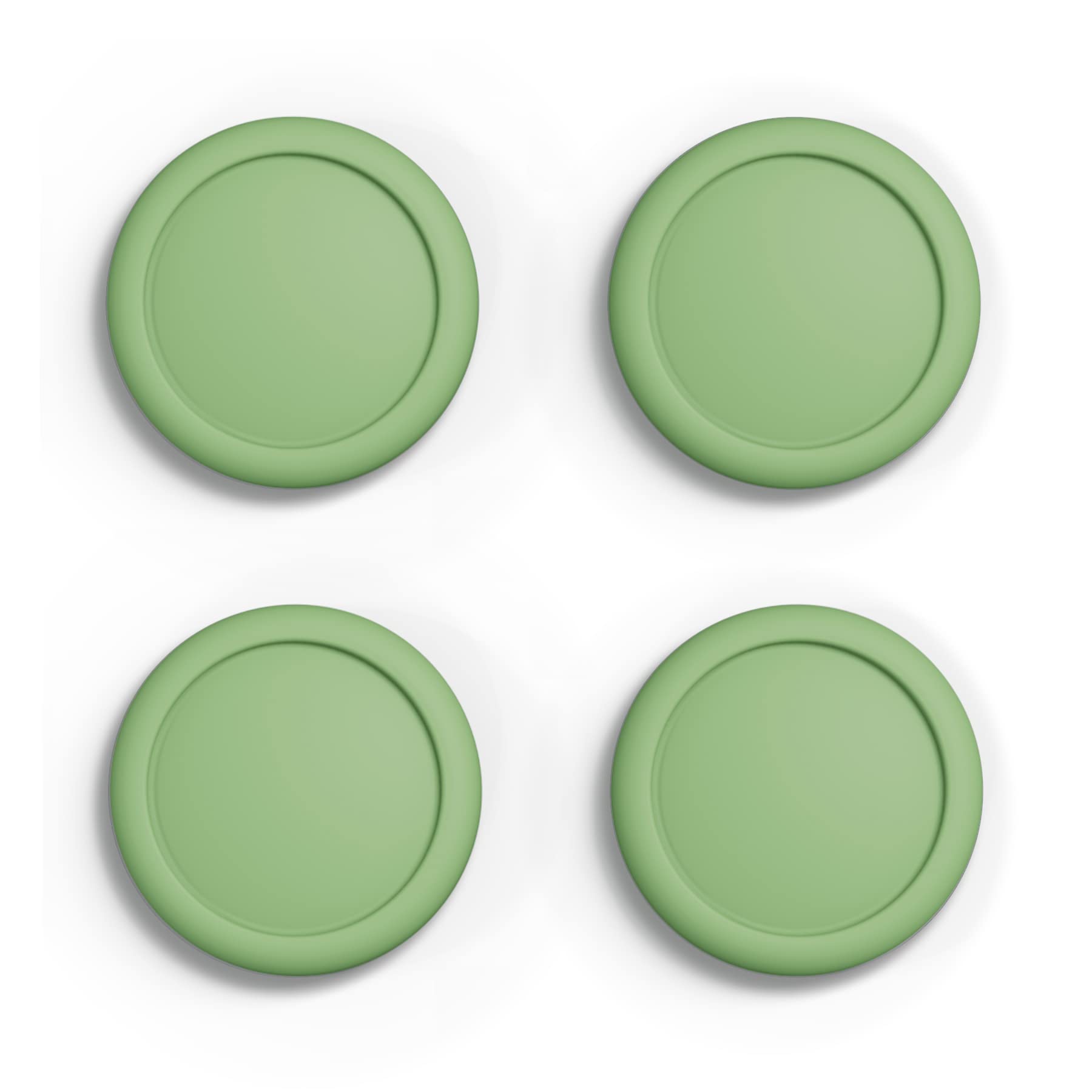 eXtremeRate PlayVital Switch Joystick Caps, Switch Lite Thumbstick Caps, Silicone Analog Cover for OLED Joycon Thumb Grips - Matcha Green