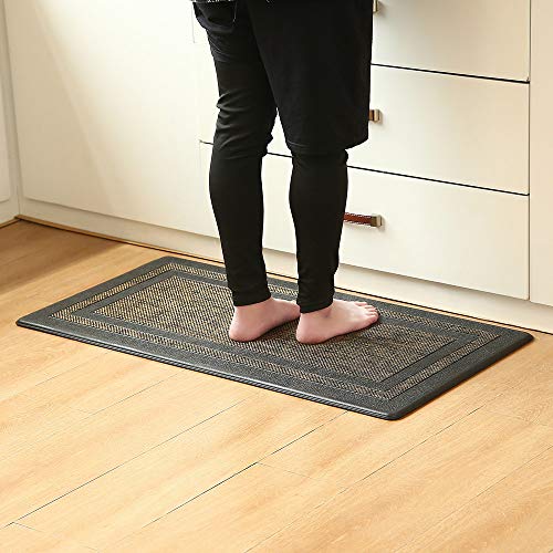 Deluxe AntiFatigue Kitchen Mats 39"x20" Oil and Stain Resistant with