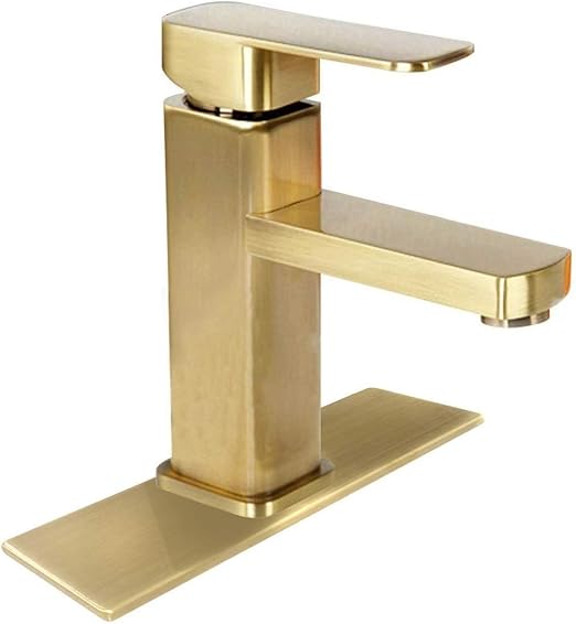 Grifo de baño de latón Antiguo Fregadero de Recipiente Cepillado Grifo