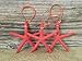 Starfish Christmas Tree Ornaments (Coral)