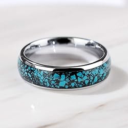 THREE KEYS JEWELRY Tungsten Carbide Mens Womens