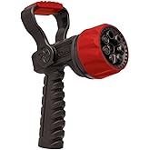 Orbit 26800 Pro Series 7-Pattern Water Cannon Hose Nozzle | 7 Spray Patterns with High-Pressure Water Cannon Design for Lawn, Garden &amp; Vehicle Washing Applications