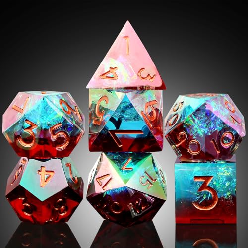 Iridescent Red and Blue