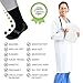 Sugar Free Sox Active-Fit Womens Cushioned Diabetic Crew Socks 3 Pack (Black, 9-11)