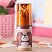 Mziart Cute Cartoon Bear Mini Drawing Colored Pencils with Sharpener, 3.5
