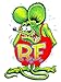 Rat Fink Small Decal 3