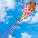 Ice Cream Kite for Kids with Safety Certificate | 50 LB x 164 Feet Twisted Kite Line, Premium Kite for Girls and Boys, Create Memories with Family and Friends by Flying a Unique Shaped Easy Flyer Kite