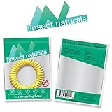 Insect Naturals Insect Repelling Wristband Box of 10: DEET Free Assorted Colors Safe Natural