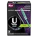 U by Kotex Sleek Tampons, Super Absorbency, Unscented, 34 Count (Pack of 6)