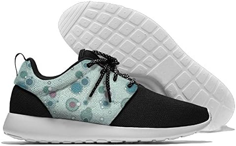 Circles Lights Pattern Waterproof Silicone Elastic Athletic Running Shoe Laces For Sneaker Boots Board Shoes And Casual Shoes