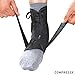Lace Up Ankle Brace - (Medium) Tie Up Ankle Brace with Compression Straps - Bisexual Ankle Stabilizer for Joint Pain, Volleyball Soccer Injuries, Swelling, Sprains - Wear Over Socks or Sleeves