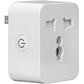 Smart Mini Plug 15A US Plug AC 100 to 240V Smart Home Outlet with Timer Function Voice &amp; APP Control 2.4G for Home, No Hub Required