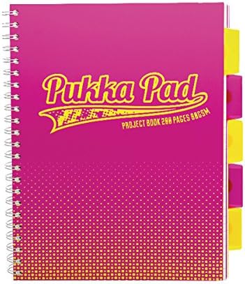 Pukka Pads 8196-HLT A4 Halftone Project Book (Pack of 3)